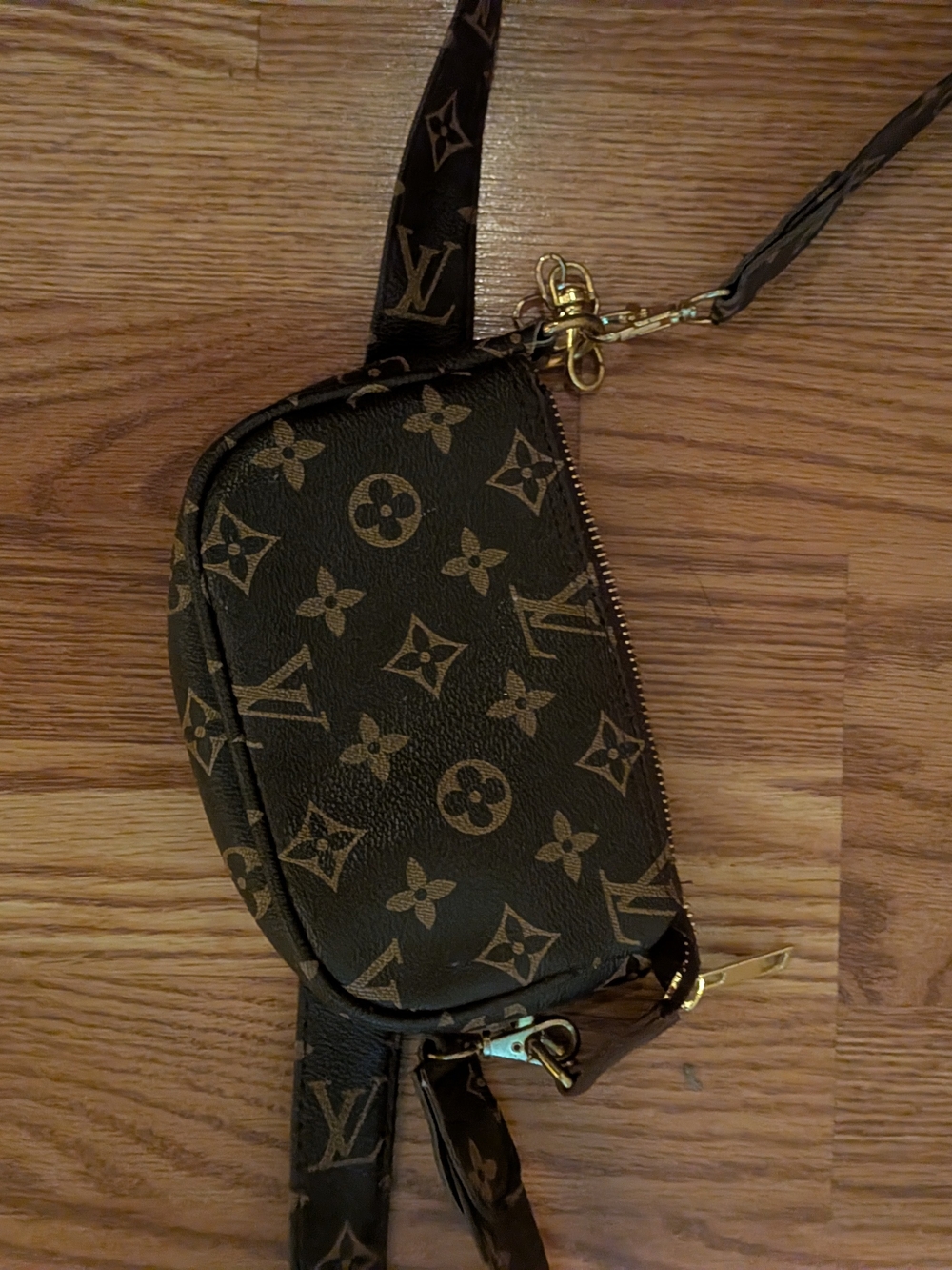 Brown Monogram Mini Crossbody Bag